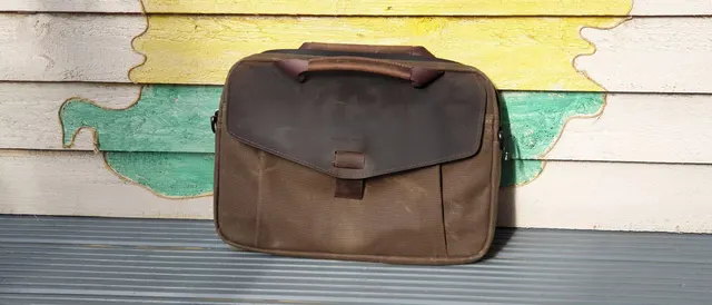 Waterfield Designs Outback Duo Waxed Canvas Laptop Bag
