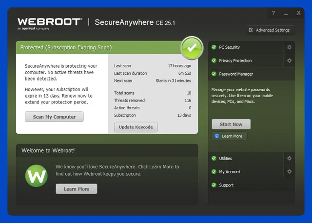 Webroot Essentials for Mac